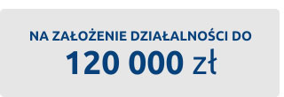 NA ZAŁOŻENIE DZIAŁALNOŚCI DO 120 000 zł